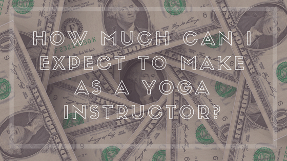 money yoga instructor salary